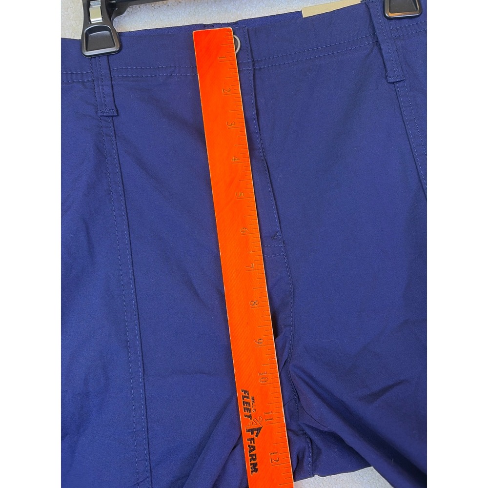 Chico's Fitigues Short Womens 10 Blue Cargo Classic Rise Stretch Utility NEW - Picture 7 of 8
